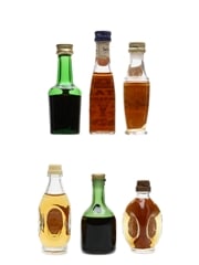 Assorted Brandy Buton, Landy Freres, Metaxa, Seguin 6 x 3cl-5cl