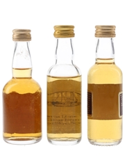 Old Fettercairn, Poit Dhubh & Tullibardine Bottled 1980s 3 x 5cl / 40%