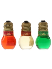 Evelt Light Bulb Liqueurs Clementine, Genzianella, Peppermint 3 x 3cl / 30%
