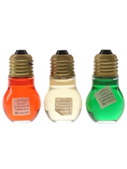 Evelt Light Bulb Liqueurs Clementine, Genzianella, Peppermint 3 x 3cl / 30%