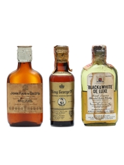 3 x Assorted Blended Scotch Whisky Spring Cap Miniature