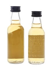 Royal Lochnagar 12 Year Old Bottled 1980s & 1990s 2 x 5cl / 40%