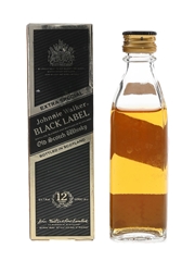 Johnnie Walker 12 Year Old Black Label Bottled 1980s 5cl / 40%