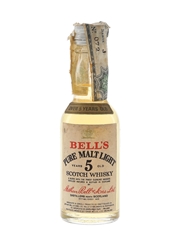 Bell's 5 Year Old Pure Malt Light Bottled 1970s - Ghirlanda 4.7cl / 40%