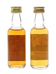 Old Elgin 8 Year Old & Spey Cast 12 Year Old Bottled 1980s 2 x 5cl / 40%