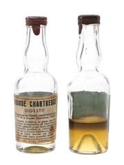 Chartreuse Green Bottled 1941-1956 2 x 3cl / 55%