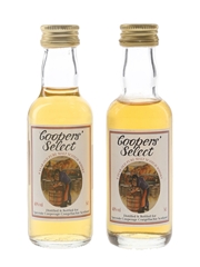 Coopers' Select 8 Year Old Bottled 1990s-2000s 2 x 5cl / 40%
