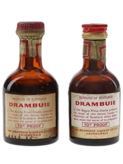 Drambuie Bottled 1960s & 1970s 2 x 5cl / 40%