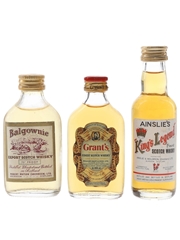 Ainslie's, Balgownie & Grant's  3 x 4.68cl-5cl