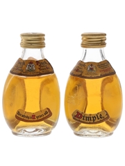 Dimple & Pinch Bottled 1970s 2 x 5cl