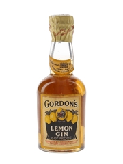 Gordon's Lemon Gin Spring Cap Bottled 1940s-1950s 5cl / 34%