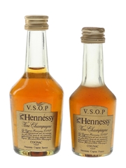 Hennessy VSOP Bottled 1980s 2 x 5cl