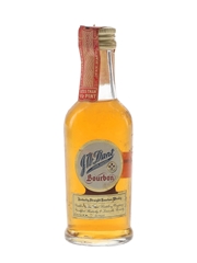 J W Dant Genuine Sour Mash Bourbon Bottled 1970s 4.7cl / 43%