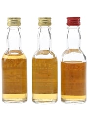 Blair Athol, Dufftown & Inchgower Bottled 1970s - Arthur Bell & Sons 3 x 5cl / 40%