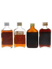 Assorted Demerara Rum Bottled 1960s & 1970s 4 x 5cl