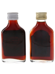 Black Heart Rum Bottled 1970s & 1980s 2 x 5cl / 40%