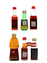 Assorted Italian Liqueur 18 Isolabella, Cynar, Elixir China, Fernet, Frangelico & Montenegro 6 x 2.4cl-5cl