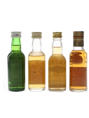 Cutty Sark, Long John, Mackenzie & Mackinlay's Bottled 1970s-1980s 4 x 5cl