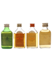 Jameson, Old Bushmills & Paddy Bottled 1970s & 1980s 4 x 4.6cl-5cl / 40%