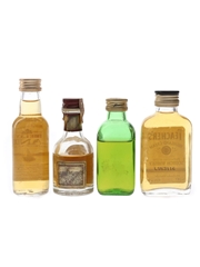 Bell's, Chivas Regal, Dewar's & Teacher's Bottled 1960s & 1980s 4 x 5cl