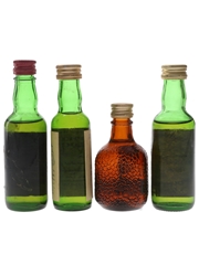 Black Bottle, Campbeltown Loch, Drovers Dram & Robbie Burns Bottled 1970s & 1980s 4 x 4.7cl-5cl / 40%