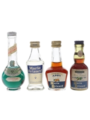 Cusenier & Marie Brizard Liqueurs Bottled 1960s-1970s 4 x 5cl