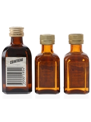 Cointreau Bottled 1970s & 1980s 3 x 3cl-5cl / 40%