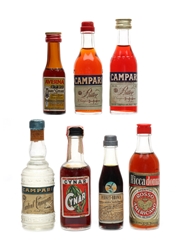 Assorted Liqueur Bottled 1950s-1980s 7 x 2cl-5cl