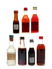 Assorted Liqueur Bottled 1950s-1980s 7 x 2cl-5cl