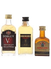 Double V, DYC & Gran Dyc Bottled 1970s-1980s 3 x 4.7cl-5cl