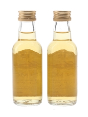 Glen Moray 12 Year Old Bottled 1980s 2 x 5cl / 40%