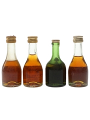 Bardinet Napoleon, Grand Empereur & Louis Baron Bottled 1970s 4 x 2.8cl / 40%