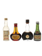 Bardinet & Cusenier Liqueur Bottled 1950s & 1960s 4 x 5cl