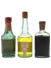 Aromas Del Montserrat, Estomagal Bonet & Kina San Clemente Bottled 1950s-1960s 3 x 5cl