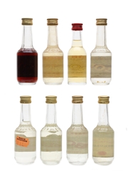 Assorted Bols Liqueurs Bottled 1970s 8 x 3.5cl