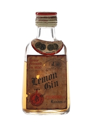 James Burrough Lemon Gin Bottled 1950s 5cl