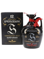 Springbank 12 Year Old Bottled 1980s - Ceramic Decanter 75cl / 43%