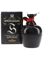 Springbank 12 Year Old Bottled 1980s - Ceramic Decanter 75cl / 43%
