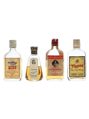 4 x Assorted Blended Scotch Whisky Miniature 
