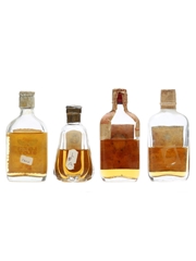 4 x Assorted Blended Scotch Whisky Miniature 