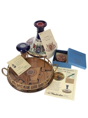 Pusser's British Navy Rum Nelson Ships' Decanter with HMS Victory Tray & Chartweight 100cl / 54.5%