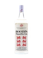 Booth's Finest Dry Gin Bottled 1970s 113cl / 40%