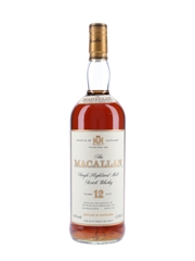 Macallan 12 Year Old Bottled 1990s - Duty Free 100cl / 43%