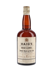 Haig's Gold Label Spring Cap Bottled 1960s 75cl