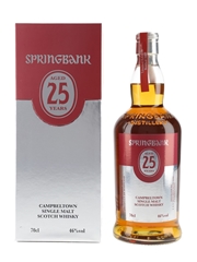 Springbank 25 Year Old Bottled 2018 70cl / 46%