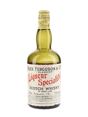 Alex Ferguson & Co Liqueur Specialite Scotch Whisky Bottled 1930s 75cl