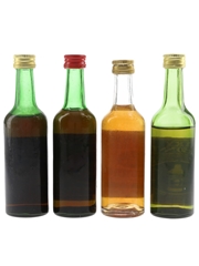 Dubonnet Blonde, Dry & Wine Aperitif Bottled 1960s-1970s 4 x 5cl / 17%