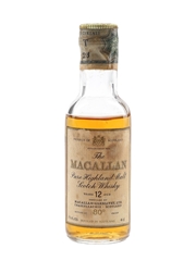 Macallan 12 Year Old 80 Proof Bottled 1970s - Rinaldi 4cl / 46%