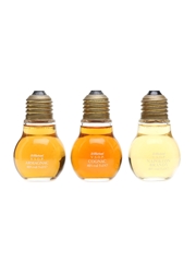 Light Bulb VSOP Brandy Miniatures  3 x 5cl