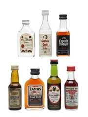 Assorted Rum Miniatures  2 x 4cl & 5 x 5cl